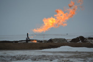 Flare in Bakken, ND