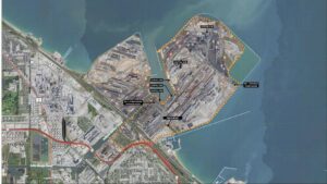 Cleveland Cliffs facilities in East Chicago Indiana